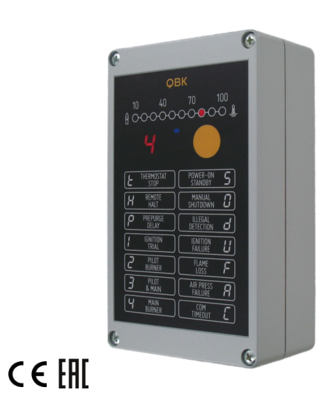 CONTRIVE QBK Brülör Kontrol Üniteleri 2 Contrive QBK Otomatik Brülör Kontrol Cihazı